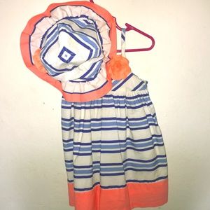 Baby dress and hat set
